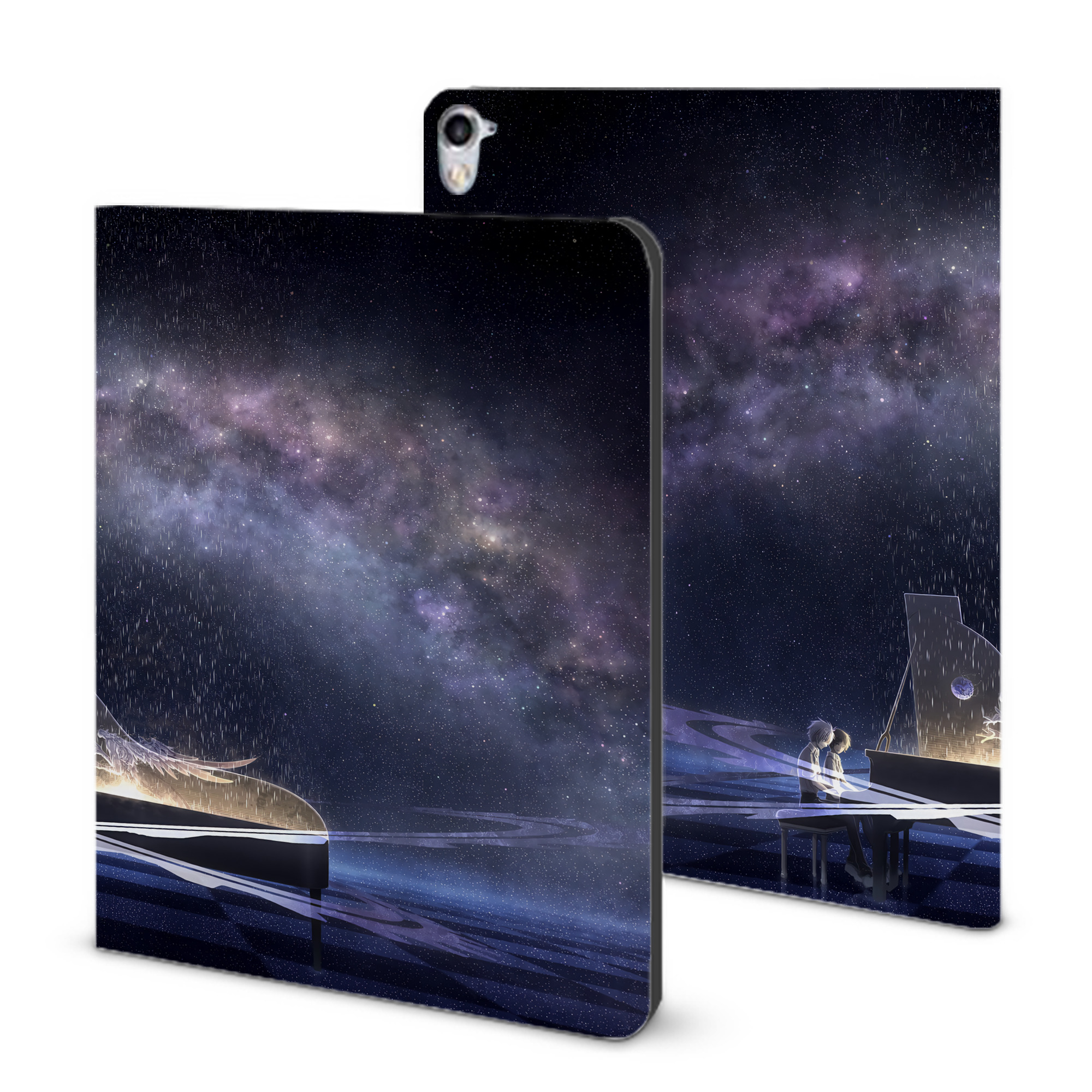 （画像用） EVA 新世紀エヴァンゲリオン IPad ケース ブック型 PUレザー TPU 耐衝撃 軽量 薄型 ペン収納なし 全面保護 IPad 各モデル対応